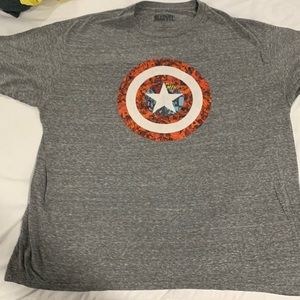 Marvel vintage captain America short 2xl grey